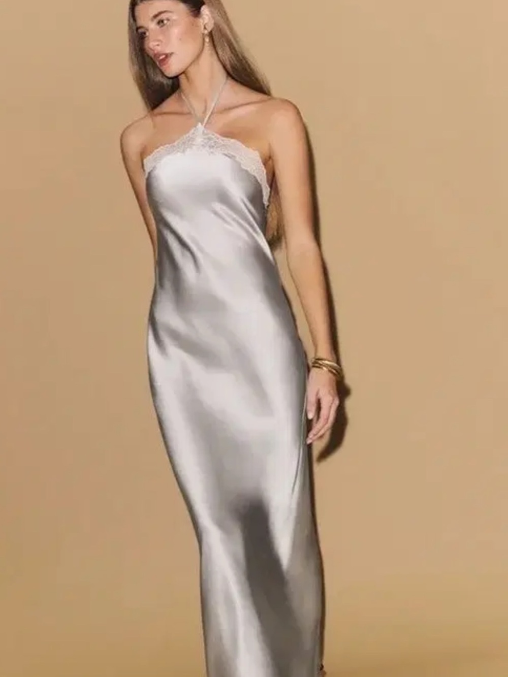 Reformation Silk Aara Dress Medium
